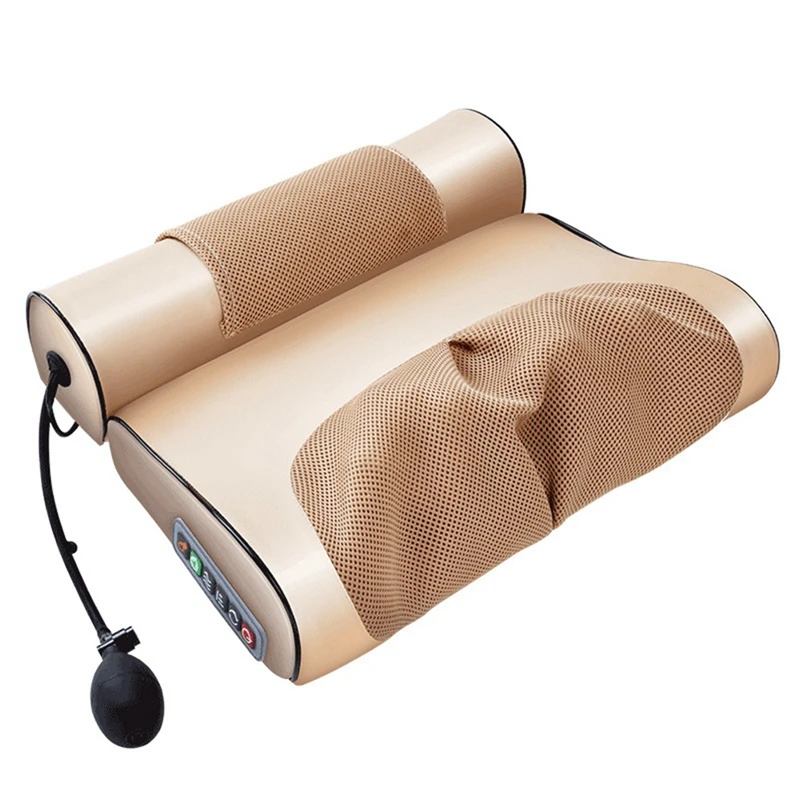 

Neck Massage Pillow Body Massager Electrical Cervical Traction Massager for Relief Back Shoulder Pain ,EU Plug