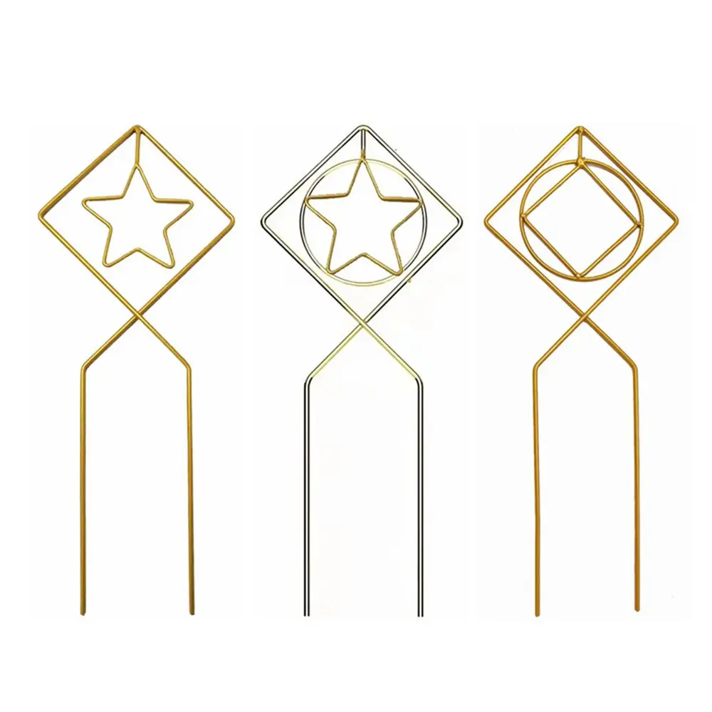 

Garden Modeling Flower Vegetables Art Metal Stake Stand Fixing Rod Climbing Frame Plant Support Climbing Holder