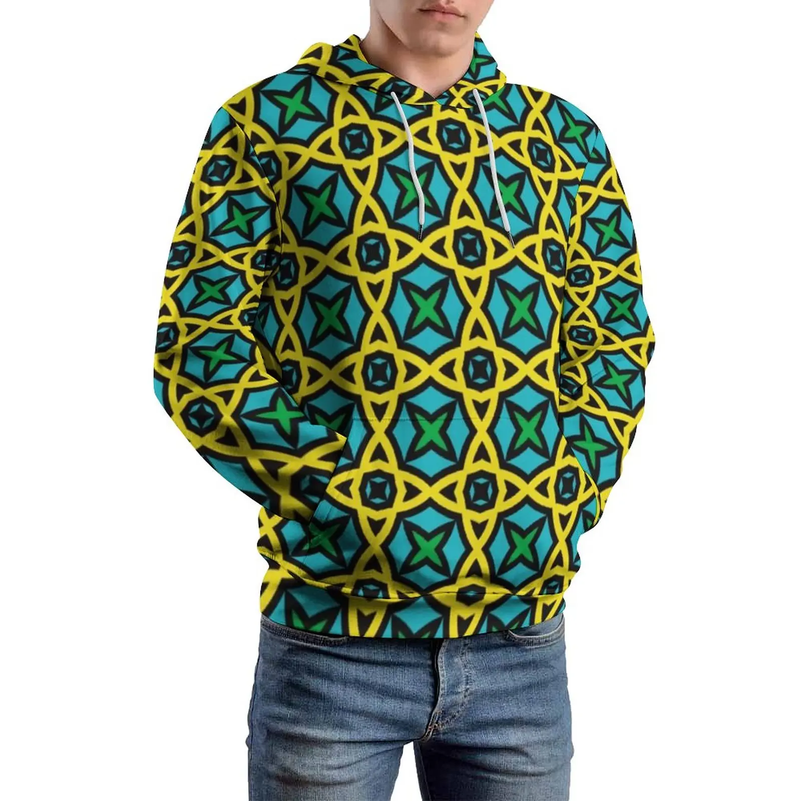 

Худи мужское с длинным рукавом и капюшоном, размеры до 6XL