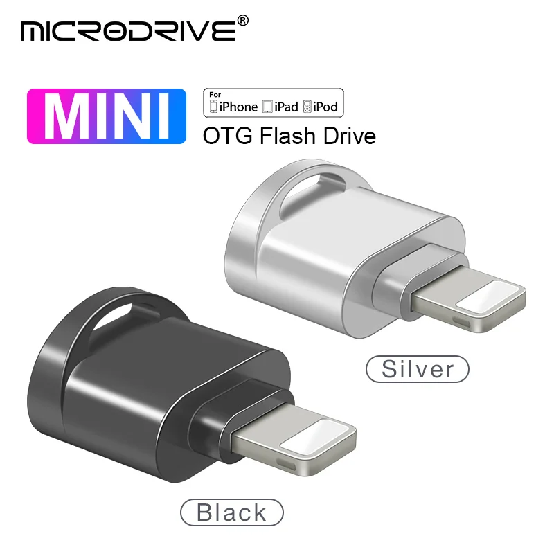 

Mini Card reader OTG Usb Flash Drive 64GB/128GB/256GB For Iphone Ipad Tablet phone lightning Pen Drive Usb Stick IOS 13