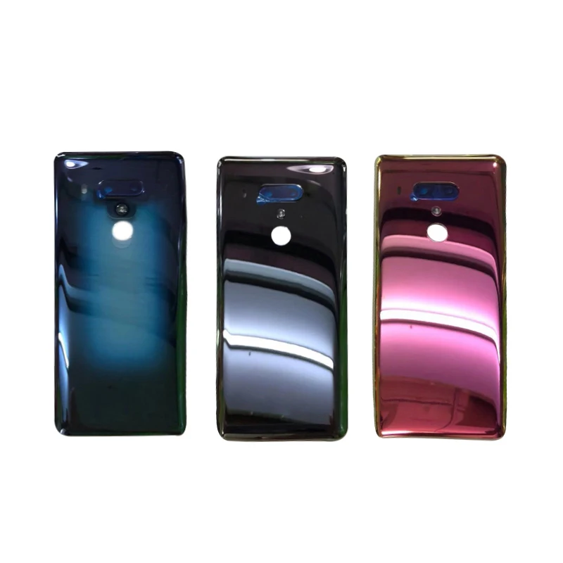 Корпус U12Plus для HTC U12 Plus, задняя крышка аккумулятора 6,0 дюйма, Задняя стеклянная дверь, ремонт, замена, фотокамера с логотипом объектива