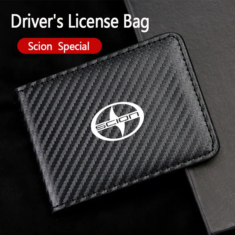 Suitable for Toyota scion XA XB XD IQ TC driver's license leather case two-in-one car men's and women's driving license wallet