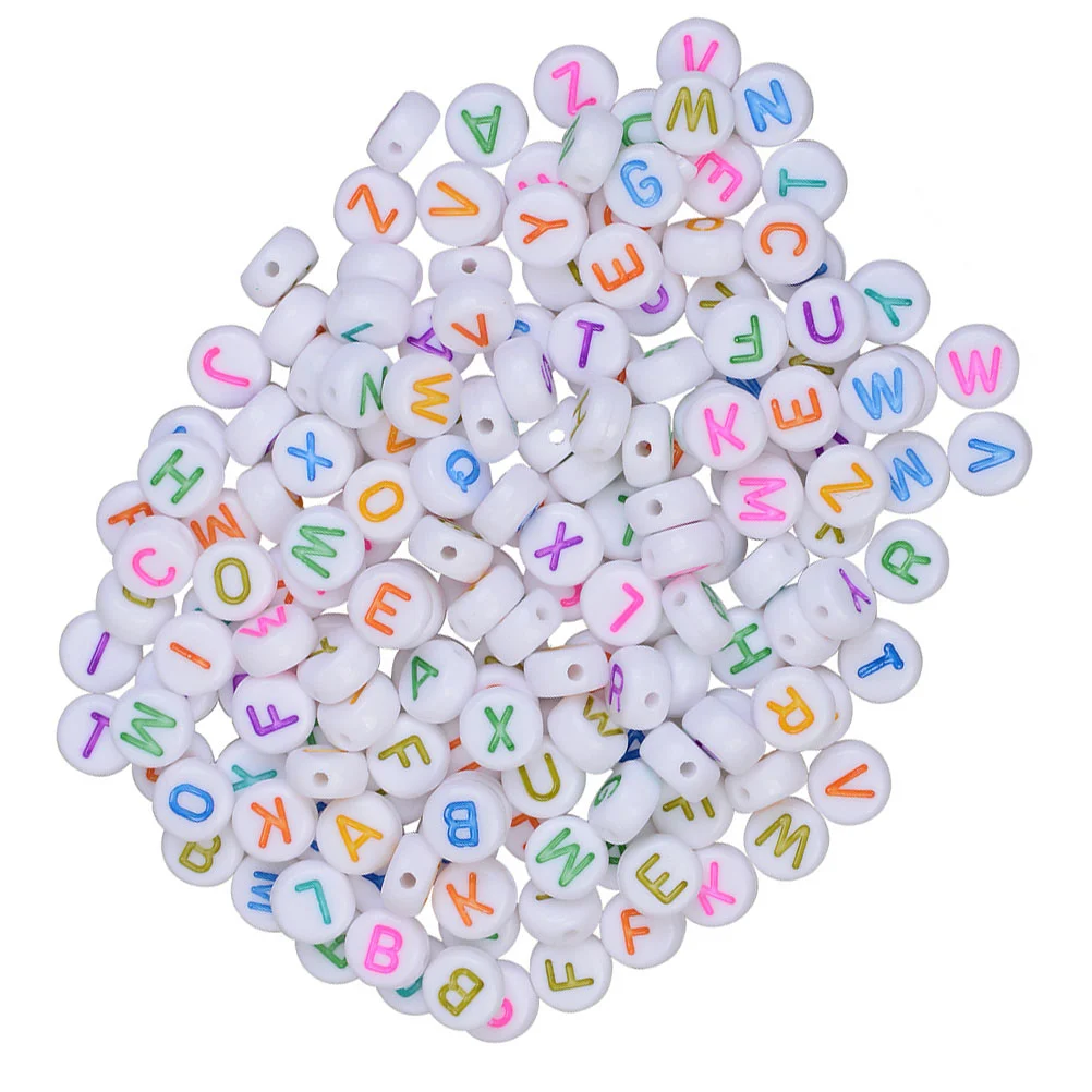 

500pcs Colorful Loose Beads DIY Round Spacer Beads for Necklace Bracelets
