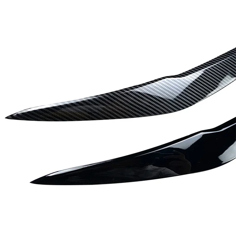Фото 2 шт. накладки на фары (реснички) для BMW 1 серии F20 F21 Facelift 2015-2019 116i 118i 120i M135i M140i, автомобильные аксессуары №5