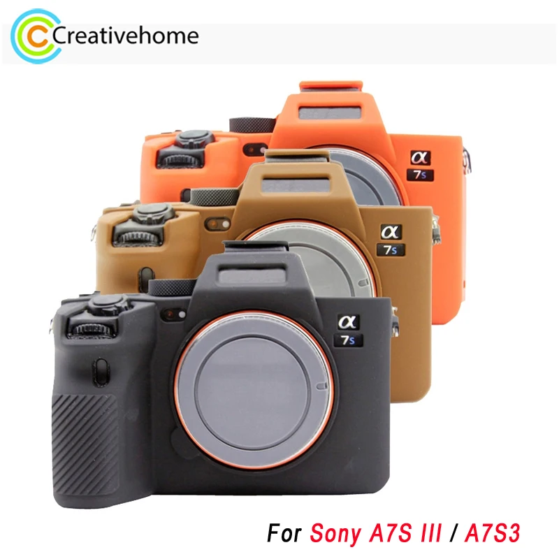 

For Sony A7S III / A7S3 Camera Protective Case High Quality Natural Soft Silicone Material Protective Housing Silica Shell