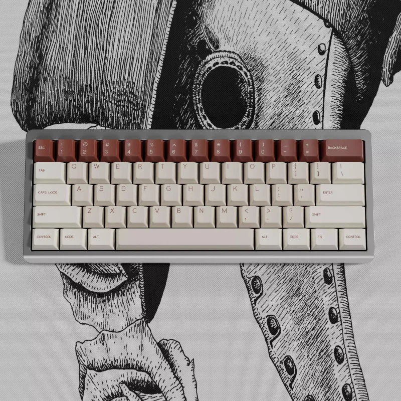 Колпачки для клавиш MiFuny с тематикой чумы ретро PBT колпачки вишневым профилем