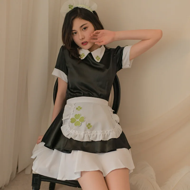 

Sexy Anime Cute Lolita Maid Cosplay Uniform Outfit Princess Dress Set Women Lovely Girl Role Playing Clothes Erotic Costumes New