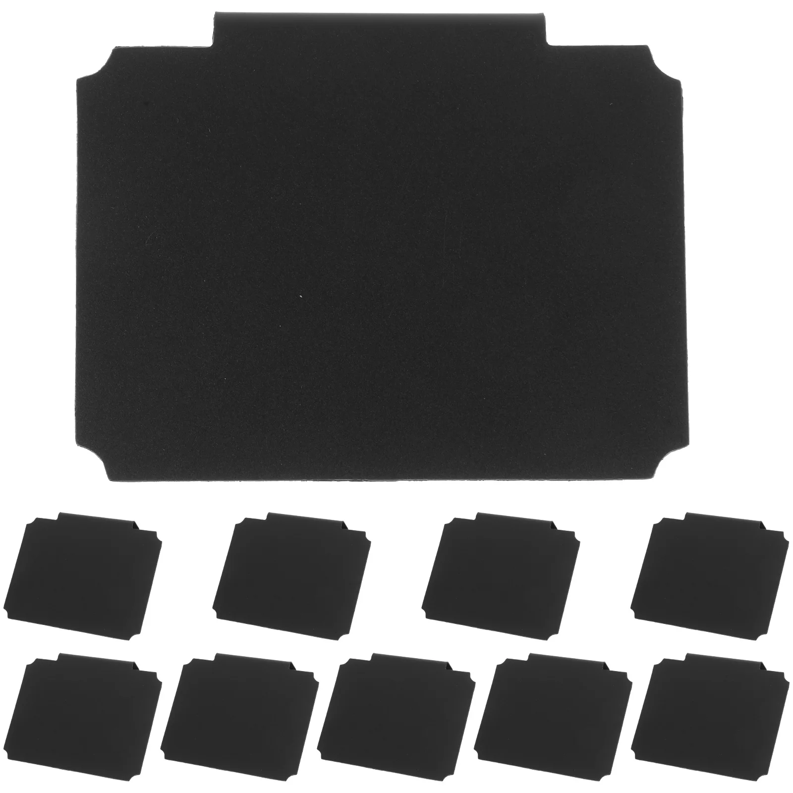 

10 Pcs Clip Label Basket Display Shelf Shopping Sign Holder Labels Storage Bins Price Clips Pvc Merchandise Tag