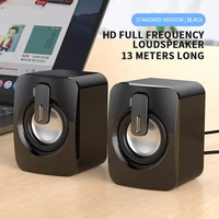 1 pairc 3 5mm usb computer speakers wired 4d bass stereo subwoofer speaker for laptop smartphones desktop mp4 computer players