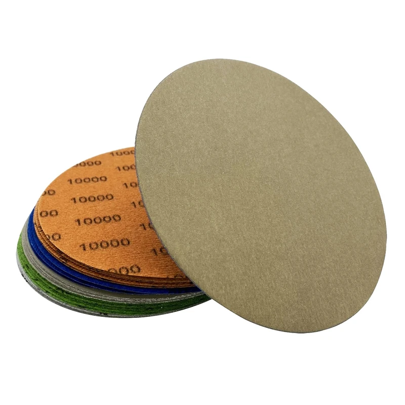 

25 PCS 6 Inch Silicon Carbide Hook & Loop Sanding Disc Wet Dry Sandpaper ( 3000 4000 5000 7000 10000 Grit)