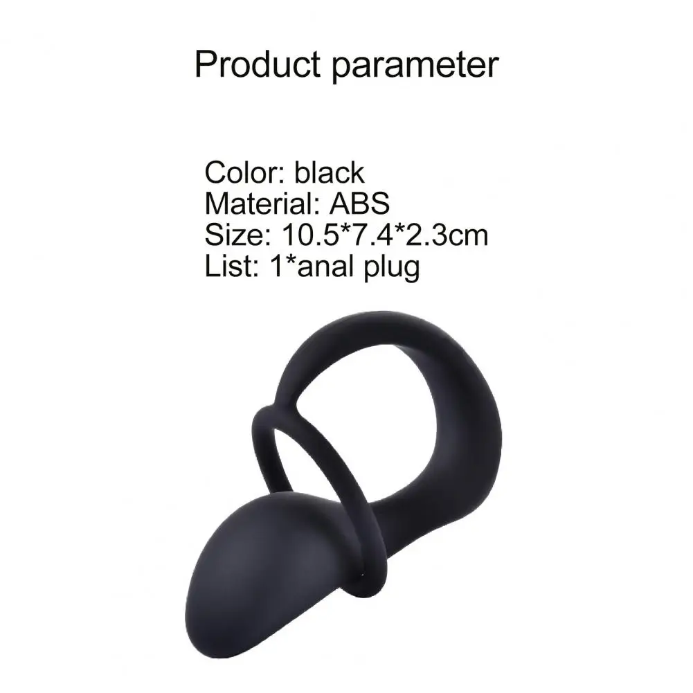 Анальная пробка экологически чистый Анальный вибратор тонкая работа черный