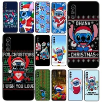 christmas gift stitch for samsung galaxy a90 a80 a70 s a60 a50s a30 s a40 s a2 a20e a20 s a10s a10 e black phone case