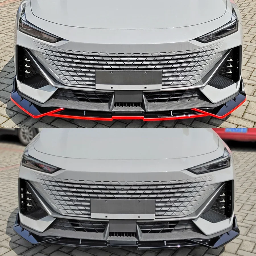 Для Changan UNIV UNI-V 2022 2023 передний бампер для защиты губ Диффузор разветвители