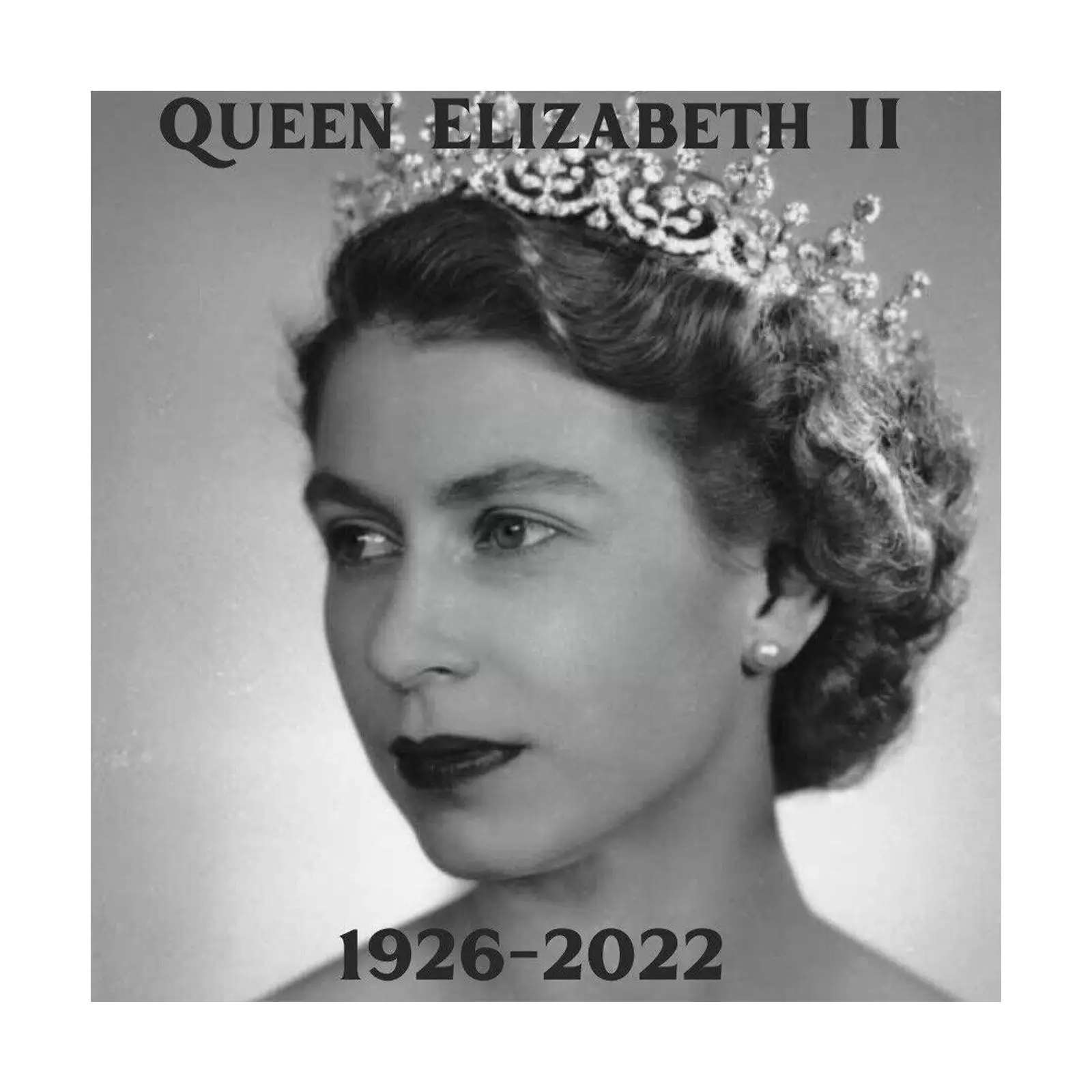

Queen Elizabeth II Rememberence Sticker For Memory U3V6