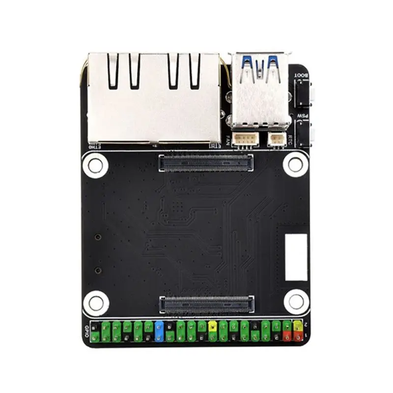 Фото Мини-плата расширения CM5 с двумя гигабитными сетевыми портами и 40 GPIO для Raspberry Pi Compute Module 5-A12I №1