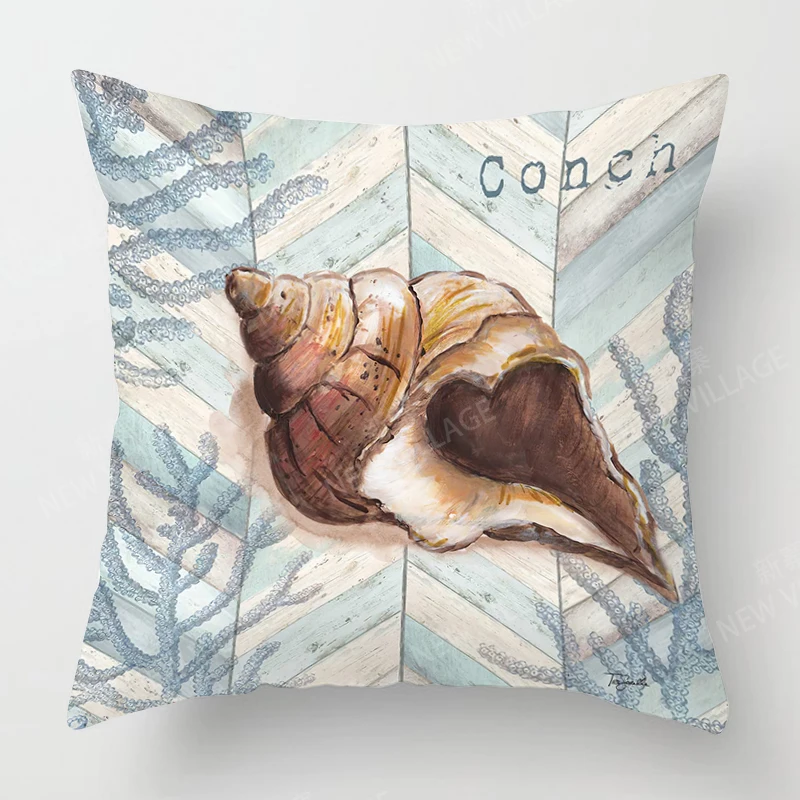 Наволочка с принтом животных под водой наволочка для дивана украшение дома можно