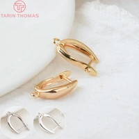 22586pcs 20x12 5mm hole 2mm 24k gold color brass stud earrings pins earrings clasps high quality diy jewelry making findings