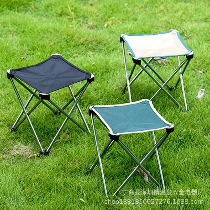 

Large outdoor ultra light portable maza stool camping folding chair aluminum alloy stool fishing chair