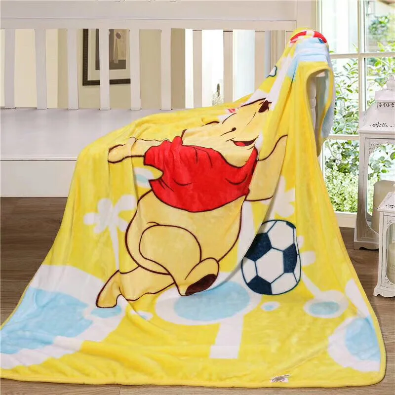 Disney Cartoon Blanket Stitch Mickey Mouse Minnie Elsa  Kids Gift Doraemon Coral Fleece Blanket Throw on Bed Sofa Sheet