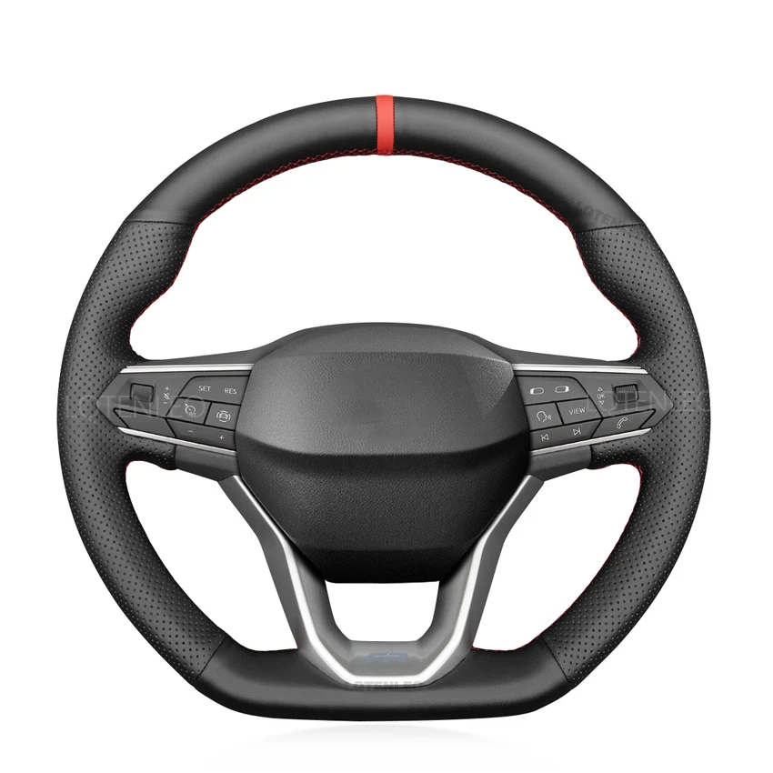 

Искусственная кожа черного цвета для Seat Leon 2020-2021 Ateca 2020-2021 Tarraco 2020-2021 Cupra Leon 2020-2021