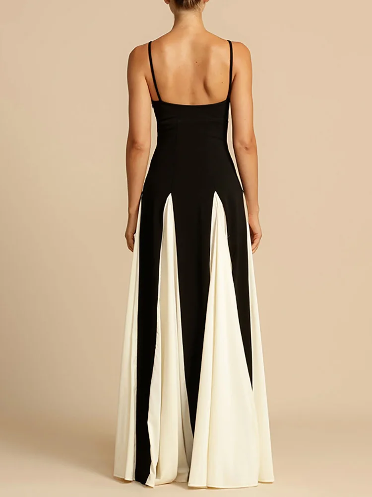 Платье-макси черное