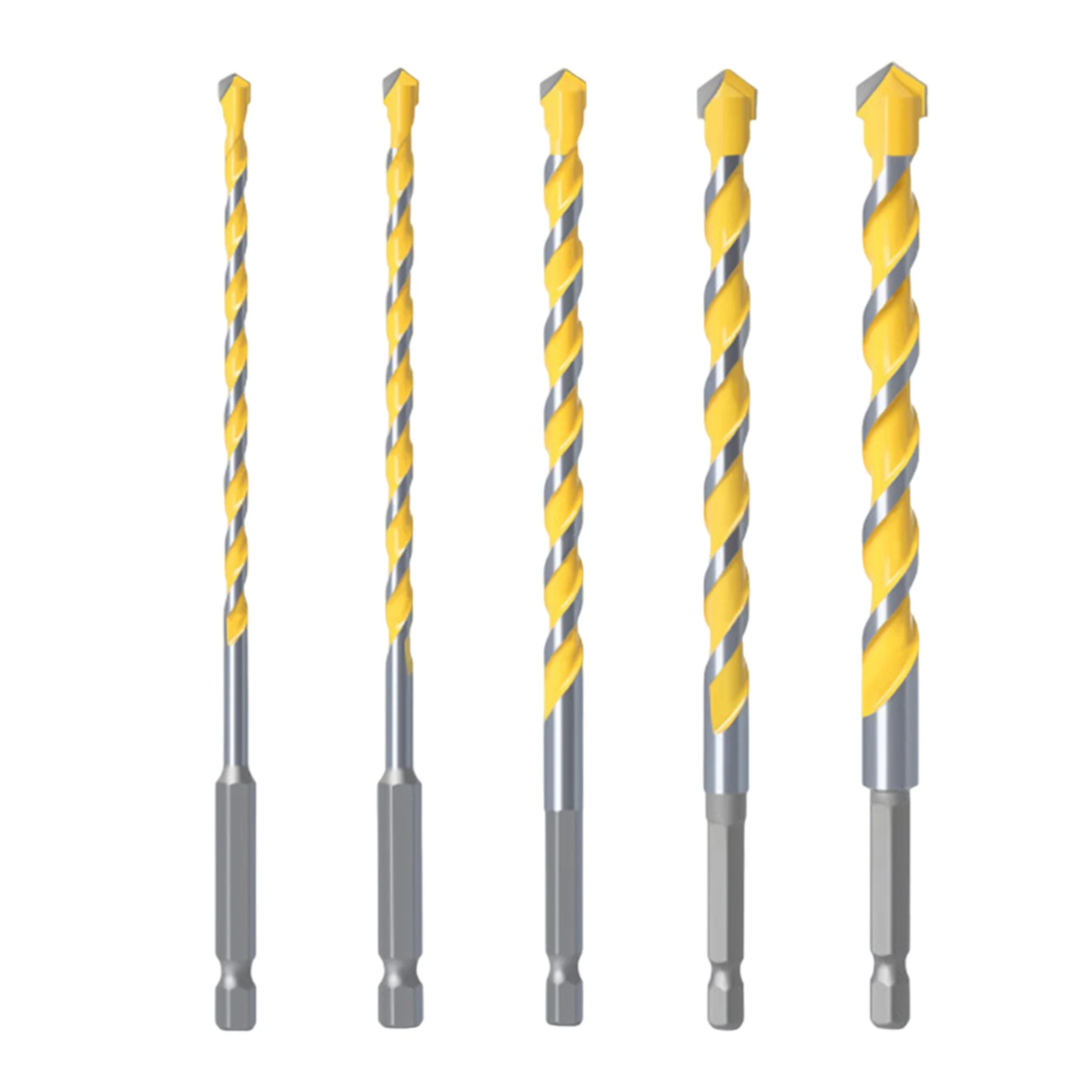 

Hex Shank Masonry Tools Industrial Strength Plastic Cement Wood Block Shockproof Tile Glass Brick Hammer Concrete Drill Bit Set