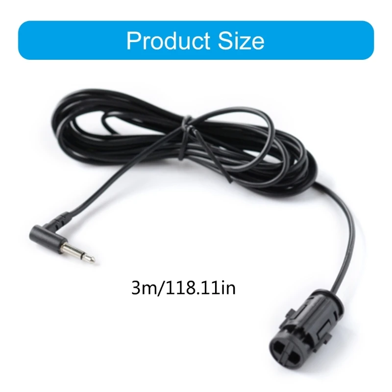 Разъемы 3 5 мм с шумоподавлением микрофон 3-метровым кабелем для автомобильного