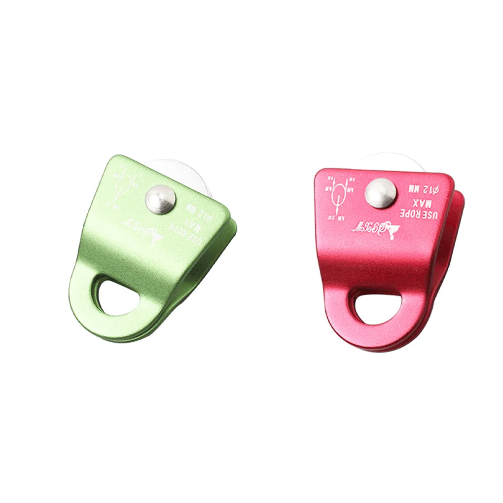 

Outdoor Climbing Pulley Side Swing 20KN Ball Bearing Downhill Tool