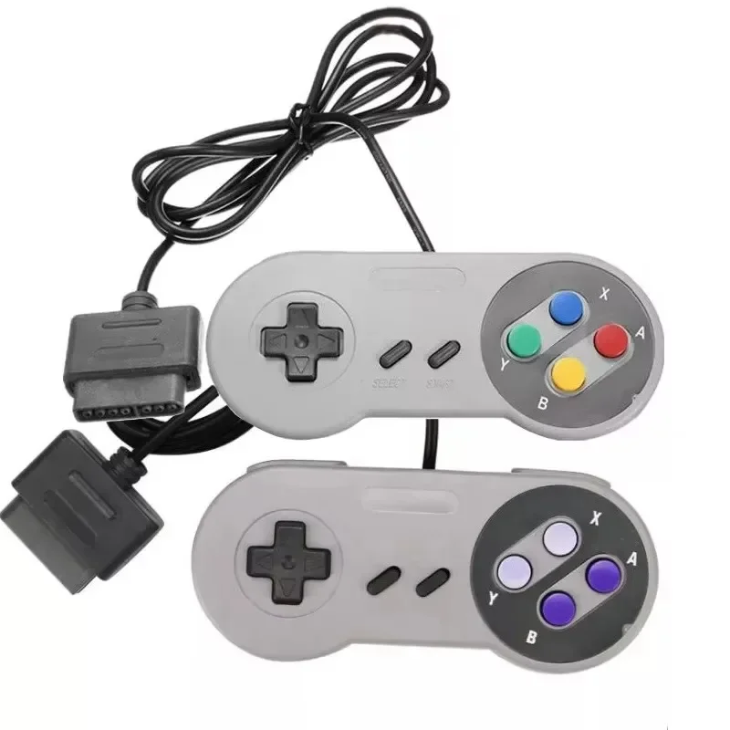 Фото Сменные геймпады для 16-битной игровой консоли SNES, ручка контроллера, джойстик, игровые аксессуары №1
