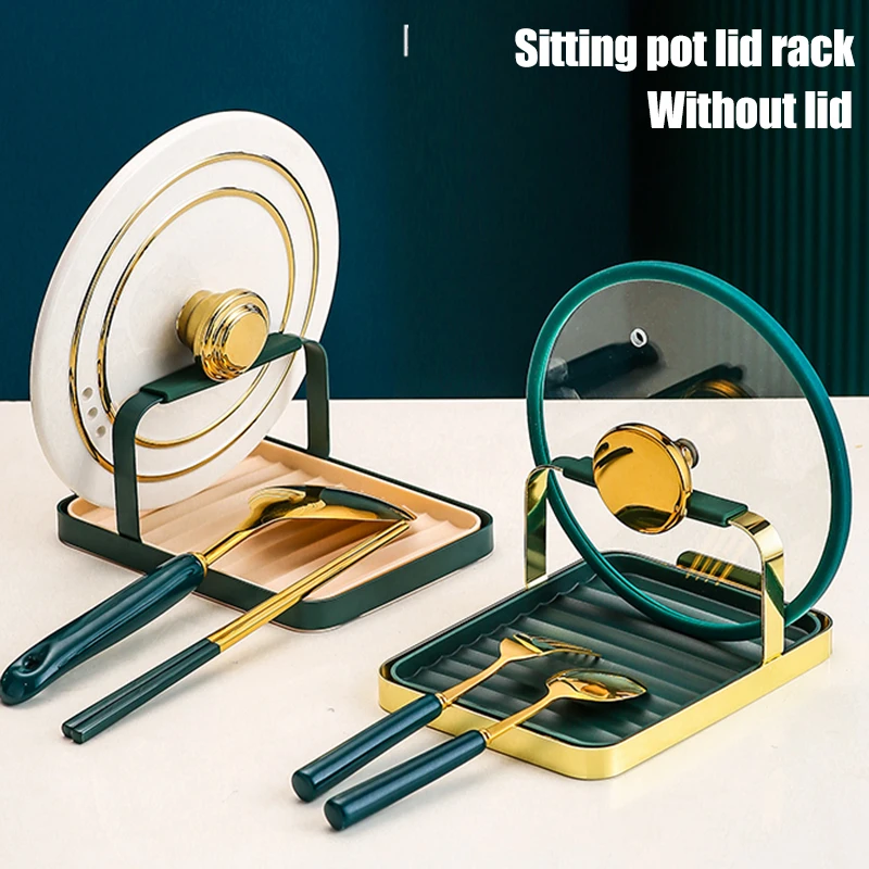 

Многофункциональная лопатка, стойка для хранения, подставка для ложки, портативная легкая Нескользящая посуда, коврик для сушки, держатель ...