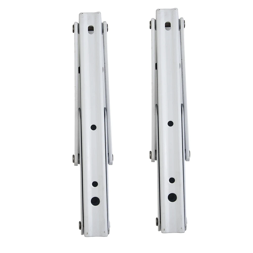 

2pcs White Stainless Steel Folding Bracket Campervan Folding Bracket Table Shelf Motorhome Caravan White Finish Car Accessory