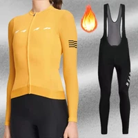 2021 new winter cycling clothing set thermal fleece cycling jersey set bike maillot women bicycle clothes ropa ciclismo