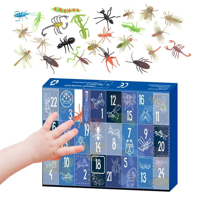 

24 Days Of Christmas Advent Calendar Creative Prank Advent Calendar Collective Countdown Toy For Boys Kids Christmas Fun &