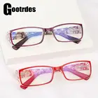 Модные очки для чтения с защитой от синего света светильник защитные очки для глаз, женские элегантные удобные очки с цветочным принтом