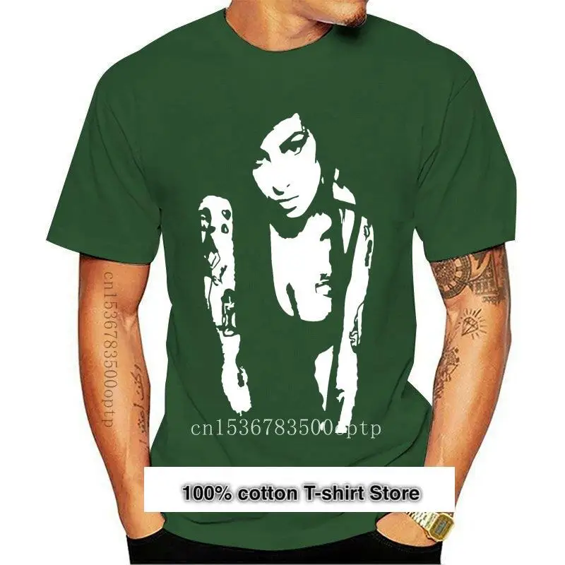 

Nuevo t camisas de algodón de los hombres T camisa AMY WINEHOUSE camiseta Tops Oneck Tee camisa de moda