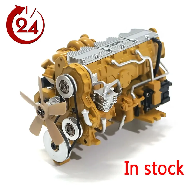 

6ASS-P01 Zinc Alloy Diesel Simulation Engine Motor Assembly metal 1/12 Carburetor for P602 RC Car Vehicles Model Parts