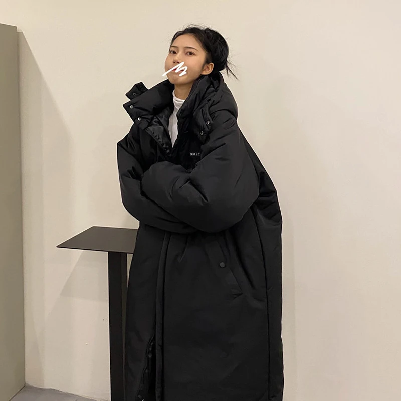 

Mid-length Cotton-padded Jacket 2022 New Coat Women's Winter Korean Sports Style Cotton-padded Jacket Parker
