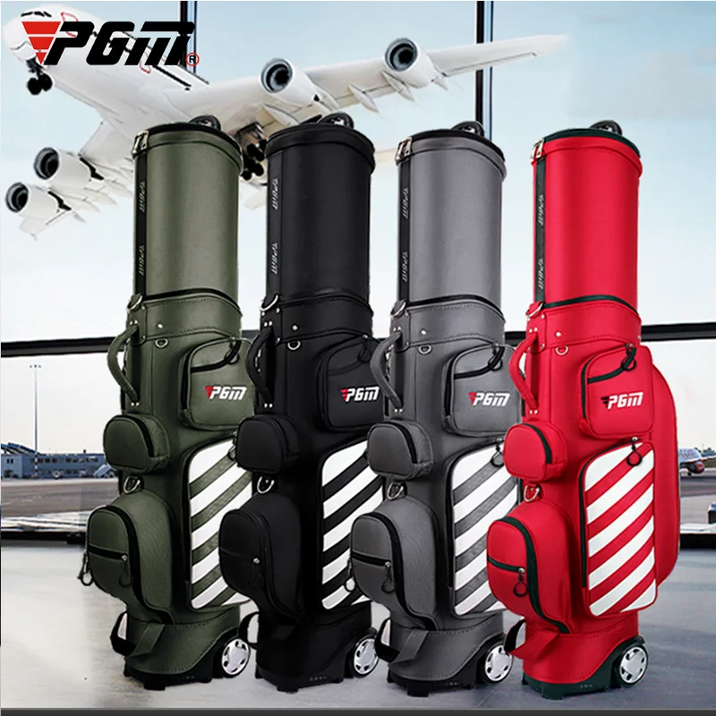 PGM Standard Golf Bag Men Women Multifunctional Golf Air Bag Light Weight Golf Travel Package with Rain Cover Carry Accessories