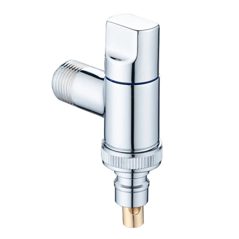 

1pc G1/2 Stainless Steel Washing Machine Faucet Water Stop Quick Opening Angle Valve 10x5x4.5cm For Kitchen Bathroom