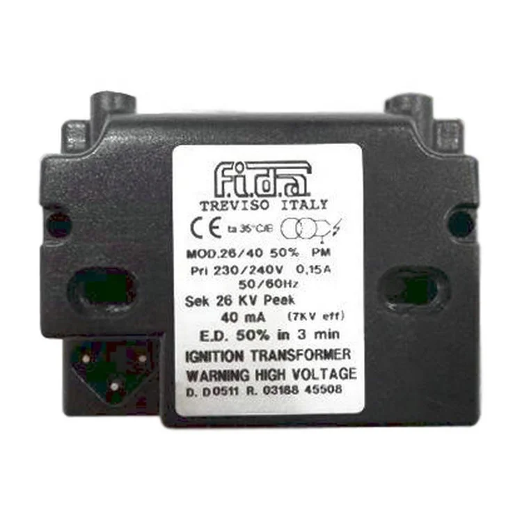 

FIDA Ignition Transformer MOD26/40 50% PM of Burner Spare Parts
