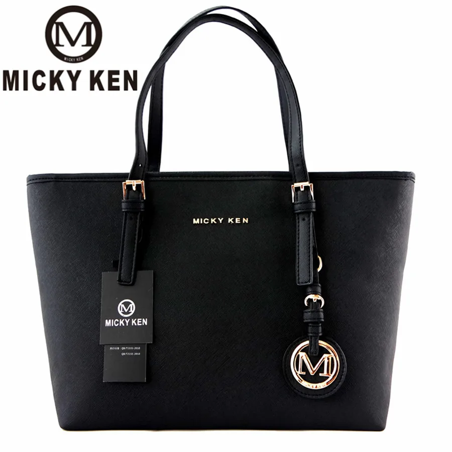 MICKY KEN Brand New 2022 Women Handbags Big Pu Leather High Quality Letter Female Bag Designer Bolsos Mujer Sac A Main Totes