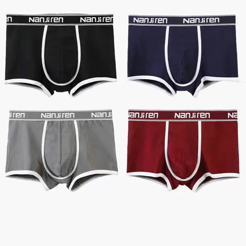 95% Cotton Boxers Men's Underwear Men's Boxer Men's High Quality Cotton Boxer Shorts Comfortable Breathable Male Panties L-4XL