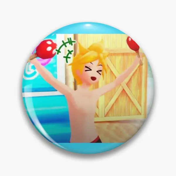 

Len Kagamine Playing Maracas Soft Button Pin Funny Fashion Badge Brooch Metal Women Cute Collar Creative Lapel Pin Hat Gift