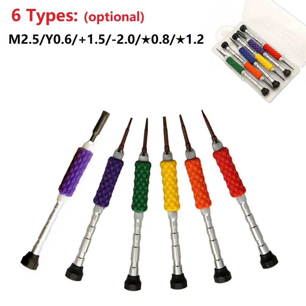 

6pcs 10cm Disassembly Screwdriver Multi-function Repair Open Tool Kit For Open Smart Mobile Phone Cover