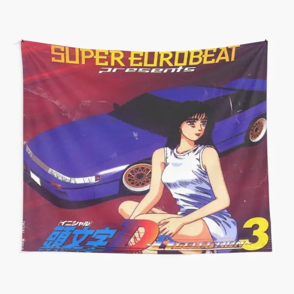 

Оригинальный D Mako Super Eurobeat аниме гобелен красочное Красивое Одеяло для йоги подвесное печатное полотенце для путешествий