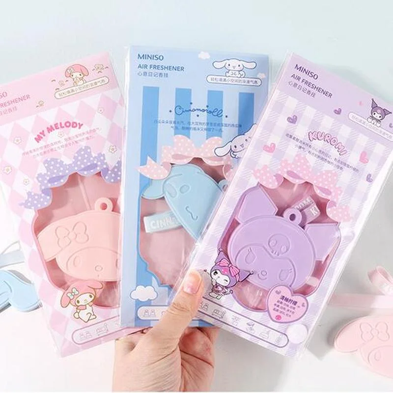 

My Melody Cinnamoroll Kuromi PINK Sanrioed Kawaii Cartoon Indoor Aromatherapy Pendant Anime Car Ornament Wardrobe Girly Style