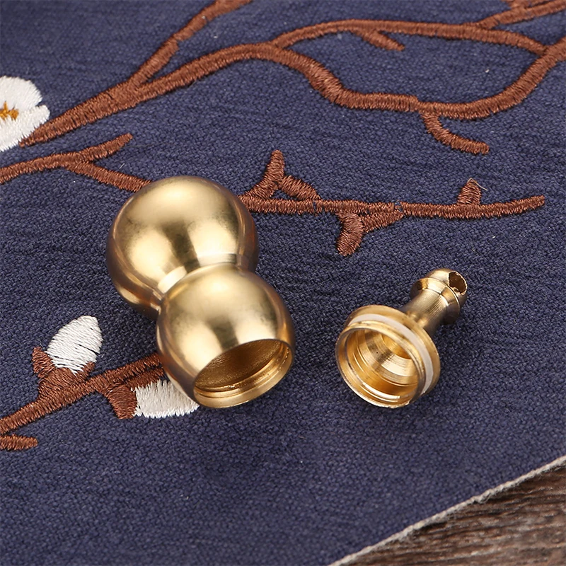 1 шт. винтажный латунный кулон в виде тыквы мини-металлический полый кубик для