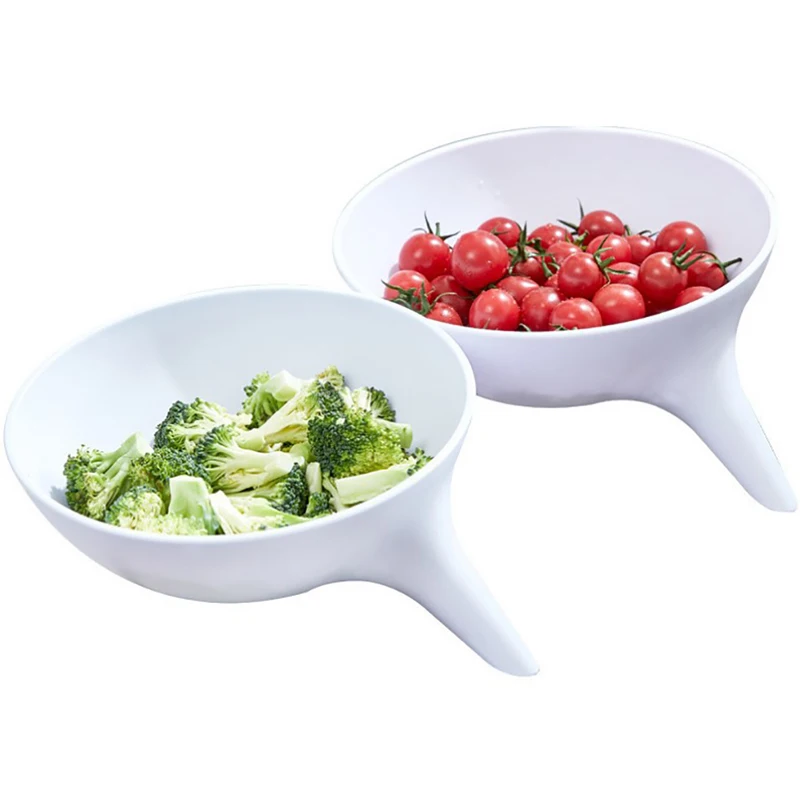 

Strainer Bowl Drainer Vegetable Fruit Tools Kitchen Storage And Organization Drain Basket Plastic Creative Food Colander Baskets