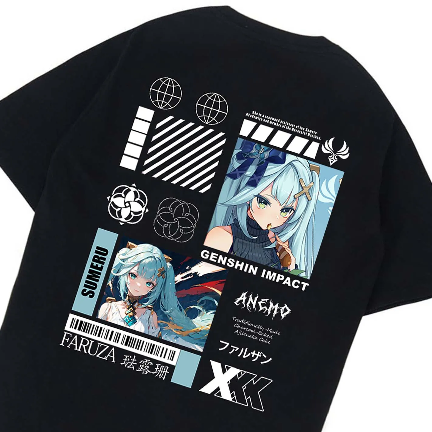 Футболки/футболки GAME GENSHIN IMPACT (SUMERU) /унисекс Женские футболки/DRYCO