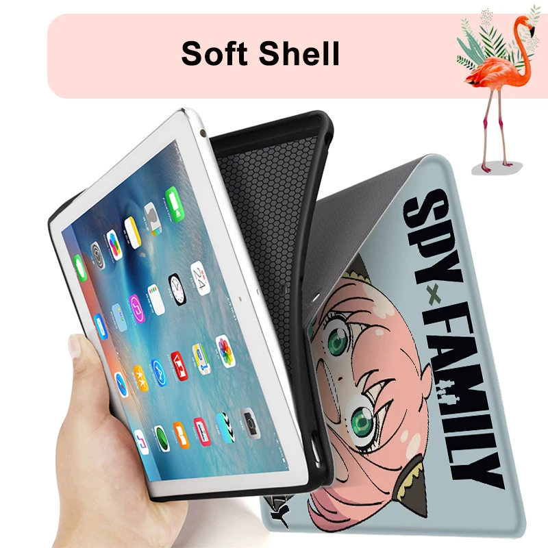 Sanrio SPY Family iPad Air 2021, Чехол Air 4, силиконовый защитный чехол для iPad Pro Mini 6 10,2 дюйма, милый противоударный мягкий чехол